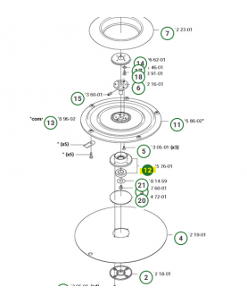 Roulement référence 577357601