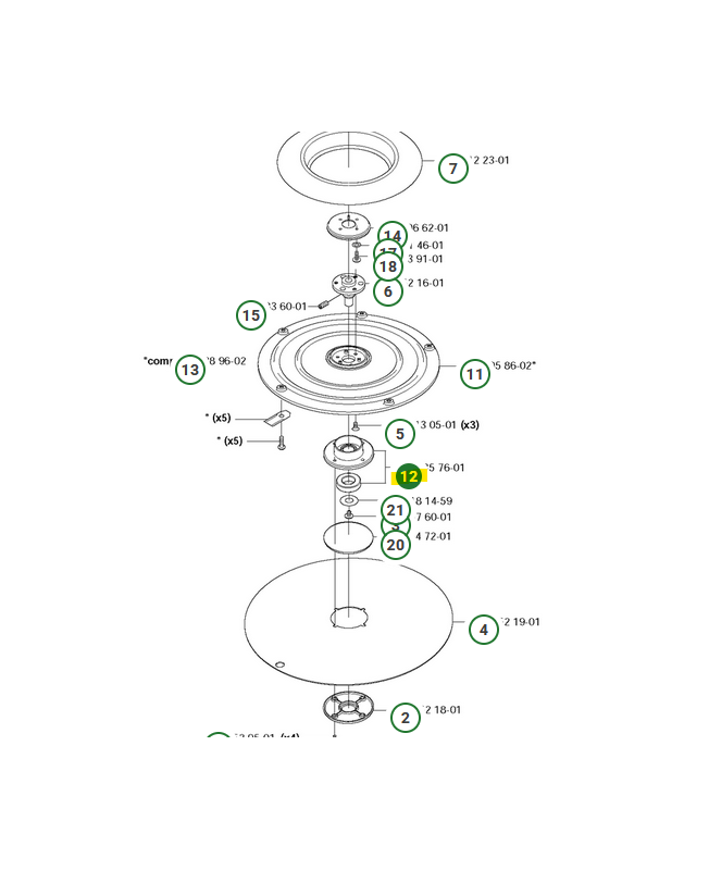 Roulement référence 577357601