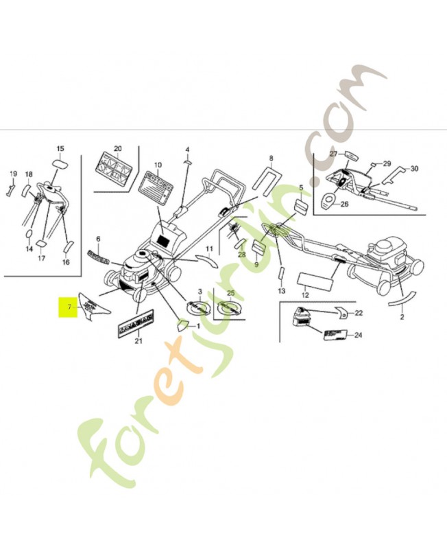 Marque honda réf. Honda 87531VH7W00