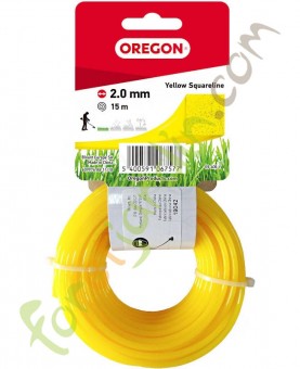 Fil nylon pour débroussailleuse 2 mm x 15 m OREGON