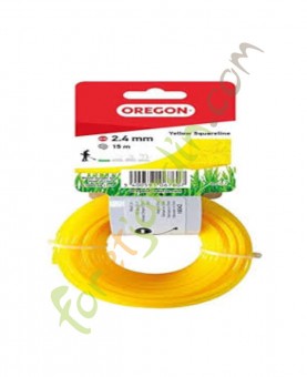 Fil nylon pour débroussailleuse 2.4 mm x 15 m OREGON