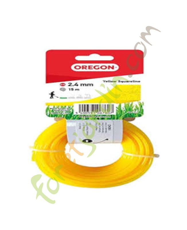 Fil nylon pour débroussailleuse 2.4 mm x 15 m OREGON