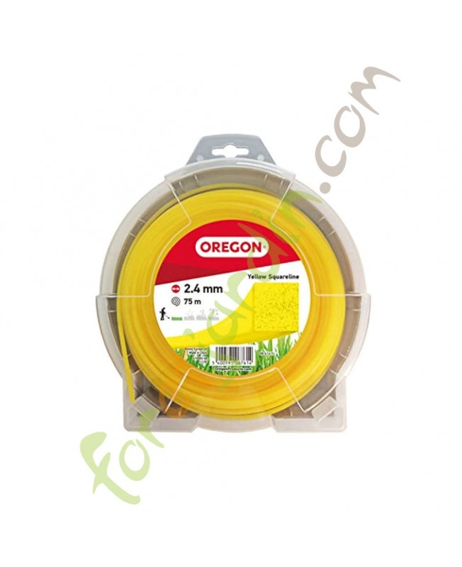 Fil nylon pour débroussailleuse 2.4 mm x 75m OREGON