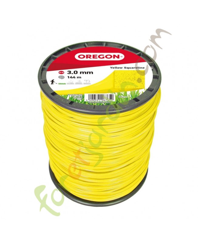 Fil nylon pour débroussailleuse 3 mm x 144 m OREGON