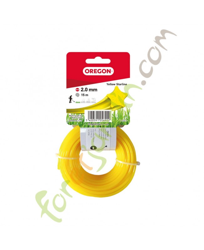 Fil nylon pour débroussailleuse 2mm x 15m OREGON