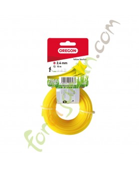 Fil nylon pour débroussailleuse 2.4mm x 15m OREGON