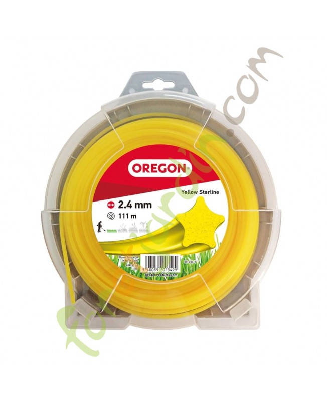 Fil nylon pour débroussailleuse 2.4mm x 111m OREGON