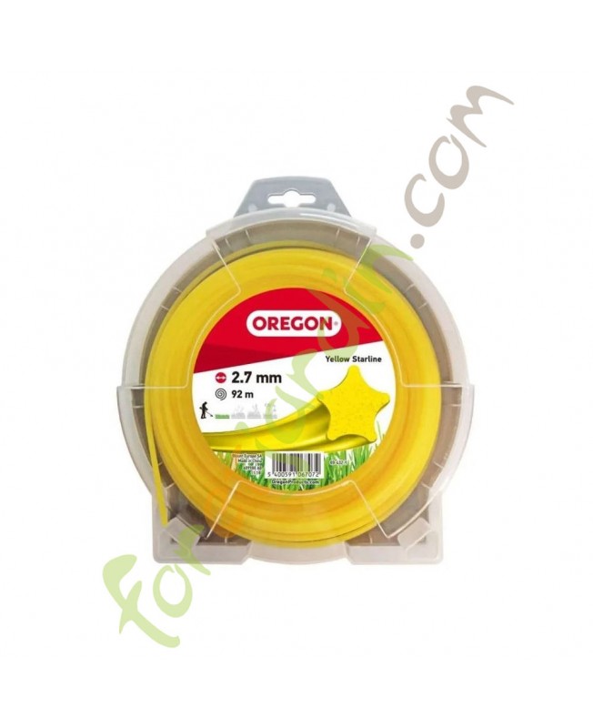 Fil nylon pour débroussailleuse 2.7mm x 92m OREGON référence 69-432-Y