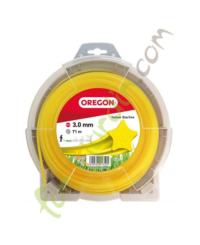 Fil nylon pour débroussailleuse 3.0mm x 71m OREGON