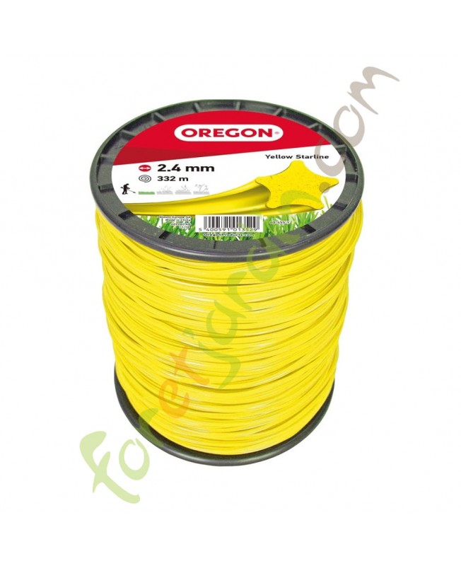 Fil nylon pour débroussailleuse 2.4mm x 332m OREGON