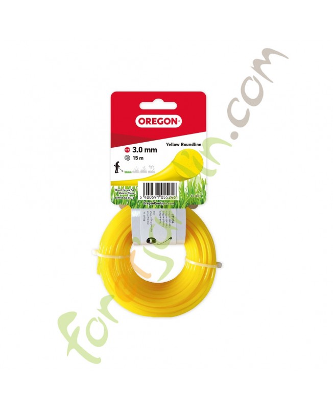 Fil nylon pour débroussailleuse 3.0 mm x 15 m OREGON