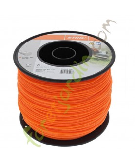 Rouleau de fil nylon rond silencieux 2,4 mm - 261,0 m Stihl référence 0000-930-2535