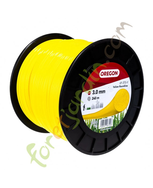 Fil nylon pour débroussailleuse 3.0 mm x 240 m OREGON référence 69-373-y