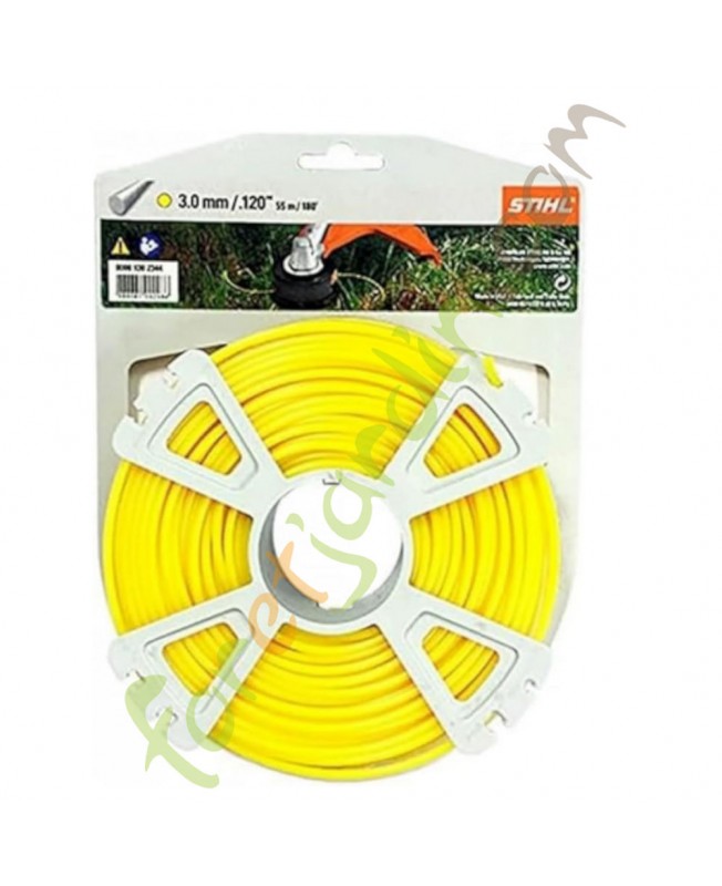 Fil nylon carré 55m - 3mm Stihl référence 0000-930-2644