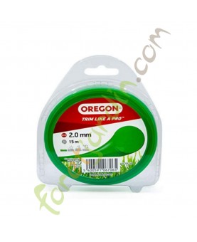 Fil nylon pour débroussailleuse 2.0 mm x 15 m OREGON