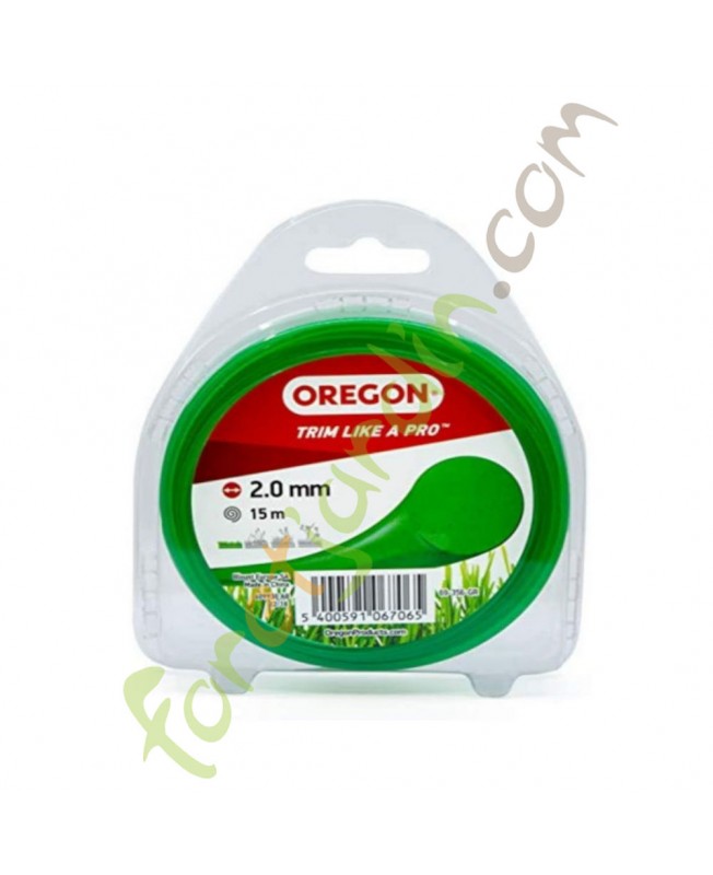 Fil nylon pour débroussailleuse 2.0 mm x 15 m OREGON