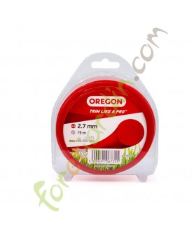 Fil nylon pour débroussailleuse 2.7 mm x 15 m OREGON