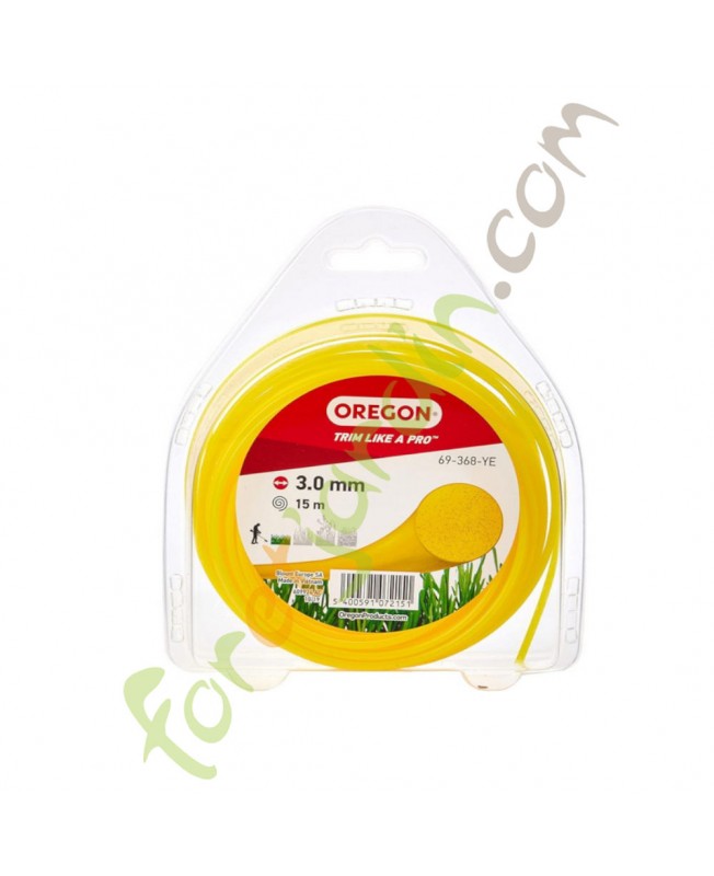 Fil nylon pour débroussailleuse 3.0 mm x 15 m OREGON