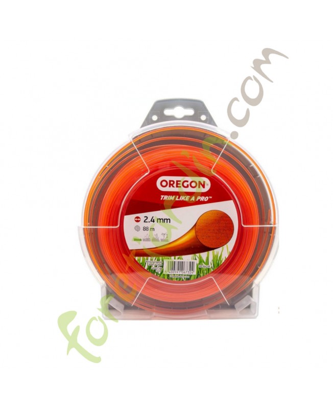Fil nylon pour débroussailleuse 2.4 mm x 88 m OREGON référence 69-364-OR
