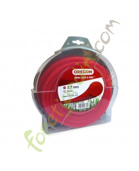 Fil nylon pour débroussailleuse 2.7 mm x 70 m OREGON référence 69-382-RD