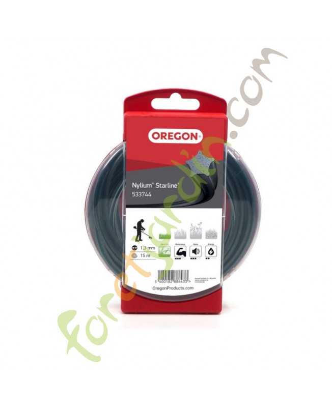 Fil nylon pour débroussailleuse 1.3 mm x 15 m OREGON