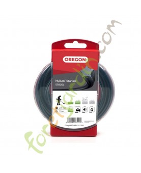 Fil nylon pour débroussailleuse 2.7 mm x 15 m OREGON