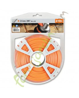 Fil nylon pentagonal 100m - 2,4mm Stihl référence 0000-930-3341