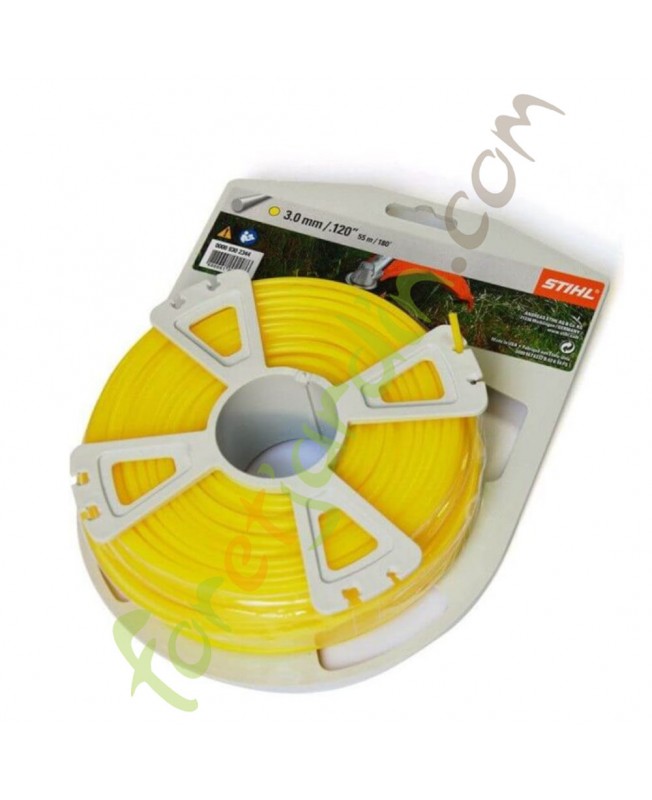 Fil nylon pentagonal 60m - 3mm Stihl réf. 0000-930-3344