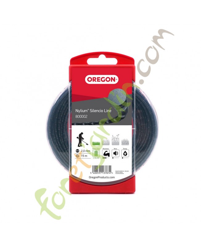 Fil nylon pour débroussailleuse 2.0 mm x 15 m OREGON