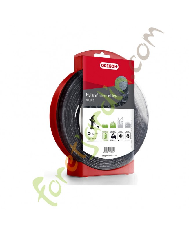 Fil nylon pour débroussailleuse 2.7 mm x 69 m OREGON