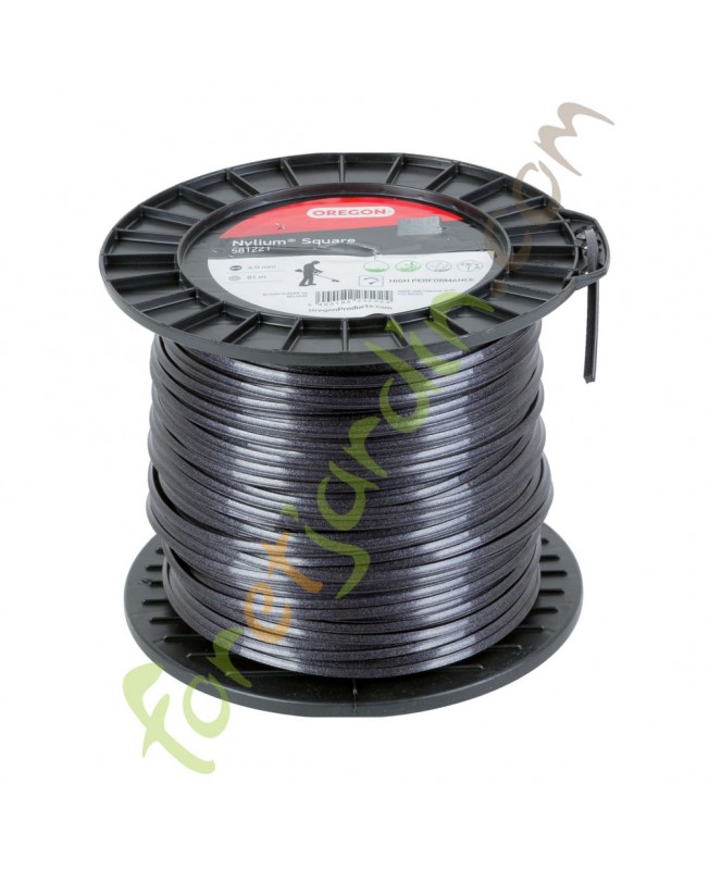 Fil nylon pour débroussailleuse 4.0 mm x 81 m OREGON