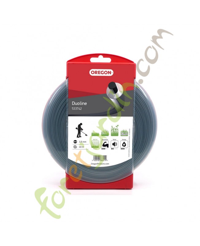 Fil nylon pour débroussailleuse  3.5 mm x 40 m OREGON