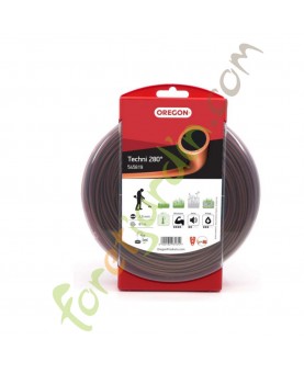Fil nylon pour débroussailleuse 2.5 mm x 81 m OREGON