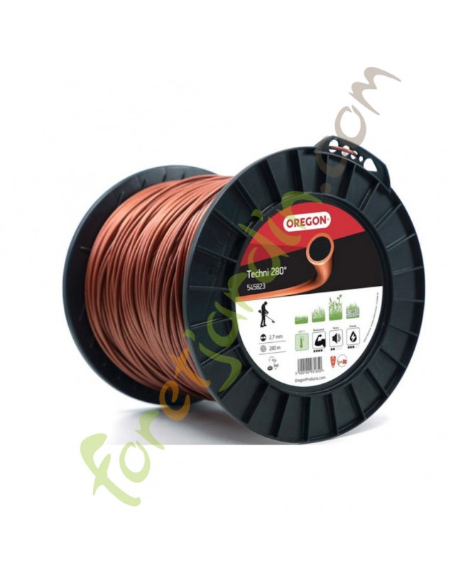 Fil nylon pour débroussailleuse 2.7 mm x 280 m OREGON