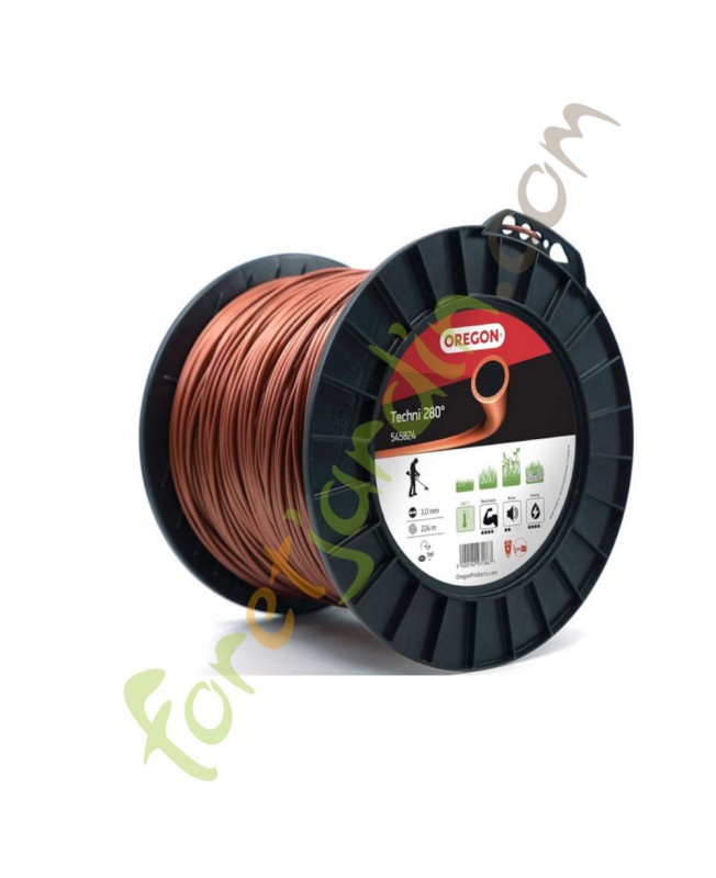 Fil nylon pour débroussailleuse 3.0 mm x 224 m OREGON
