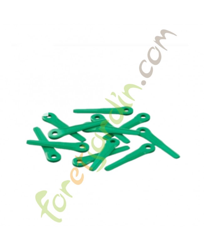 Jeu de 12 couteaux vert  polycut 6-2 et 18-2 Stihl