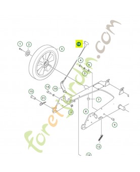 Poignée de démarrage 575489501- Pièce de détachée Husqvarna