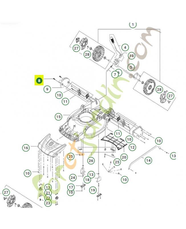 Vis 503217725- Pièce de détachée Husqvarna