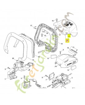 Protège-main 4869-790-9110- Pièce détachée Stihl / Vicking