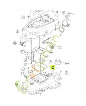 bande d'étanchéité 574874704- Pièce de détachée Husqvarna