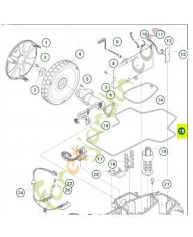 BANDE D ÉTANCHÉITÉ 574874703- Pièce de détachée Husqvarna