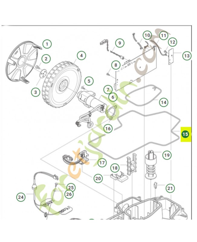 BANDE D ÉTANCHÉITÉ 574874703- Pièce de détachée Husqvarna