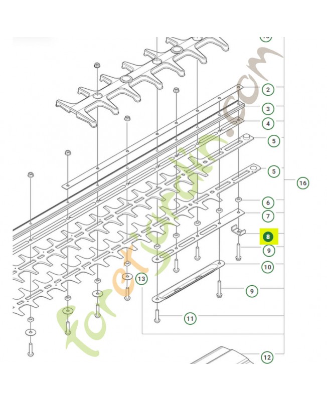 Support 590339301- Pièce détachée Husqvarna