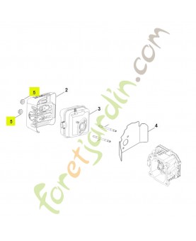 Ecrou m6 0002-955-0902- Pièce de détachée Sithl / Vicking