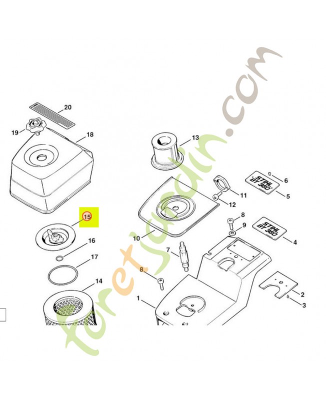 Bride 4201-140-2200- Pièce de détachée Sithl / Vicking