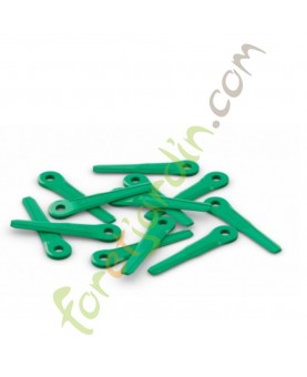 Jeu de 12 couteaux  STIHL PolyCut 6-2 ; 11-2 ; 18-2 référence 4002-007-1020