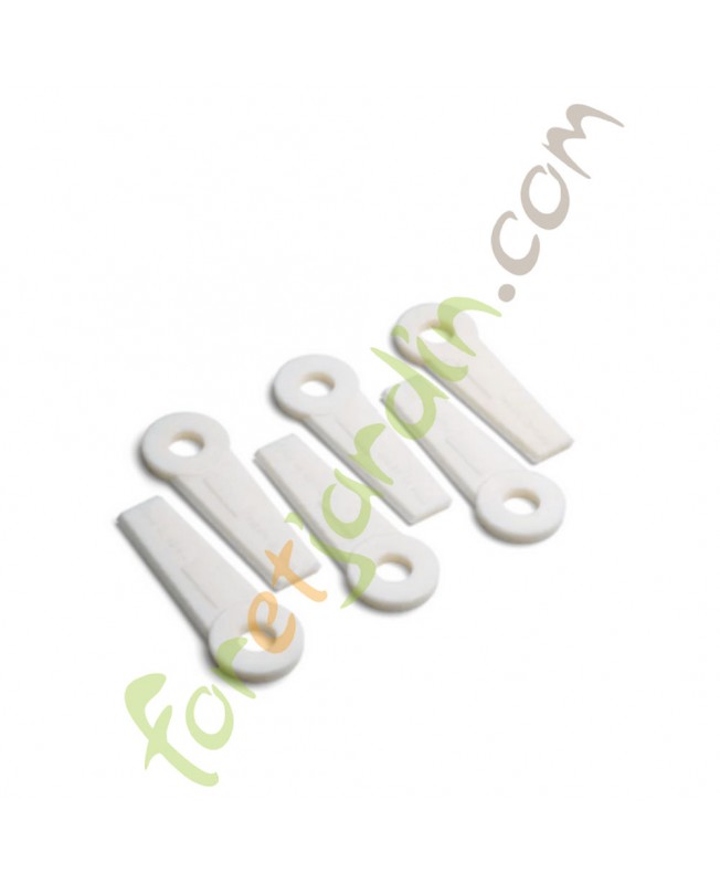 6 lames de rechange pour Tricut 255mm Husqvarna