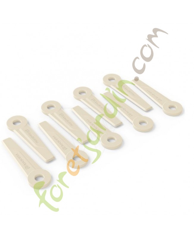 9 lames de rechange pour tête Tricut B 255mm Husqvarna