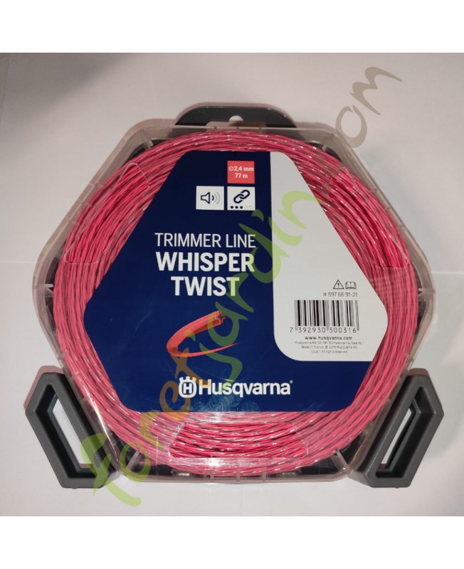 Fil de coupe 2.4 mm x 77 m Whisper Twist Husqvarna ref. 597669121
