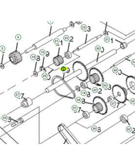 Chaine 532102134. Pièce de rechange Husqvarna